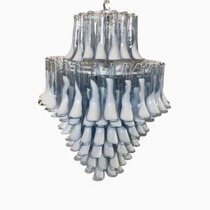 Mid-Century Round Chandelier in Murano Glass, 2000s