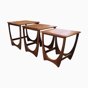 Vintage Teak Beistelltisch von Victor Wilkins für G-Plan, 1960er, 3er Set