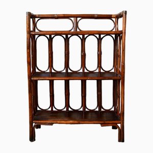 Bohemian Rattan Shelf, 1970s