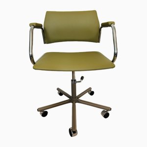 Vintage Light Olive Office Chair from Kovona, 1980s