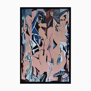Riekje Lammers, Homage to Picasso, 2020, Acrilico su tela