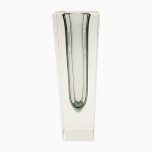 Versenkte Vase aus Muranoglas von Flavio Poli, Italien, 1950er