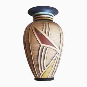 Sgraffito Sawa Vase von Ritz Keramik, 1960er