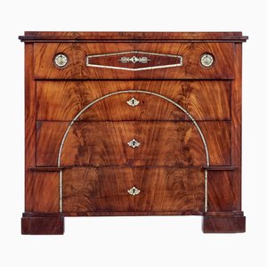 Commode de Secrétaire 19ème Siècle en Acajou, Suède