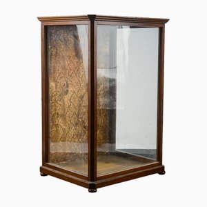 Glass Showcase with Wooden Structure, Italy, Early 20th Century