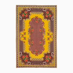 Tapis Kilim Vintage Rouge Moldave