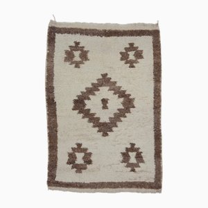 Alfombra vintage de tulu beige