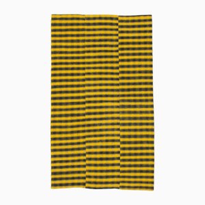 Tapis Kilim Vintage Jaune