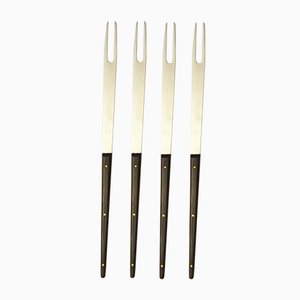 Mid-Century Fondue Forks by Carl Auböck for Amboss, Set of 4