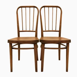 Vintage Modell A 63 Stühle von Josef Frank für Thonet, 2er Set