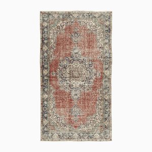 Vintage Red Overdyed Rug