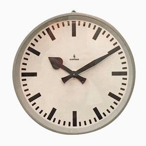 Factory Wall Clock from Siemens, 1950s