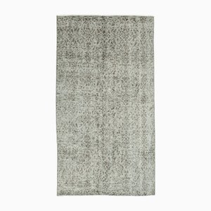 Vintage Gray Overdyed Rug