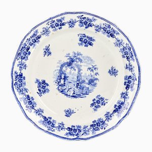 Large Mid-19th Century Earthenware Dish from The Gardner Factory