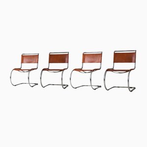 Sedie da pranzo MR10 di Ludwig Mies van der Rohe per Thonet, anni '60, set di 4