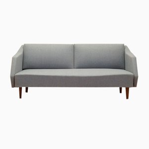 Graues dänisches Vintage Sofa, 1960er