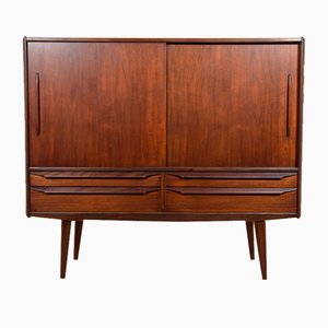 Mid-Century Danish Teak Highboard, 1960s