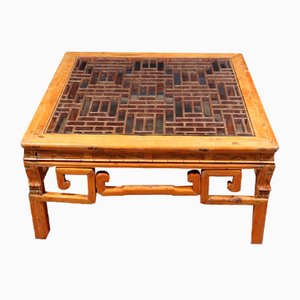 Table Basse Antique en Treillis, Chine