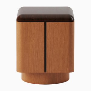 Various Positions Nightstand in Walnut and Oak by Master Studio for Lemon