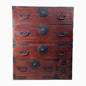 Cómoda japonesa Taisho Isho-Dansu, años 10