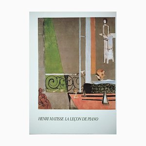 Poster della lezione di pianoforte di Henri Matisse, 1985