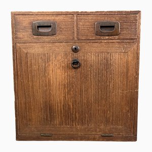 Mueble de almacenamiento Tansu japonés, años 30