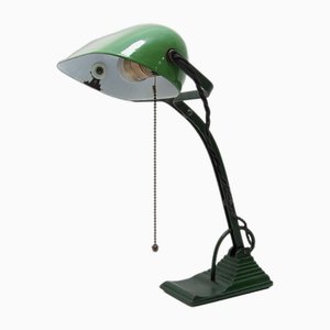 Lampada da banchiere Art Déco regolabile, anni '30, Boemia