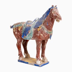 Chinesischer Künstler, Pferd, Mitte 20. Jh., Holz