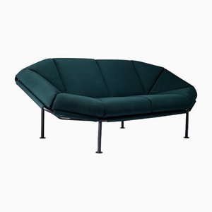 Atlas Two-Seater Sofa in Green by Leonard Kadid for Kann Design