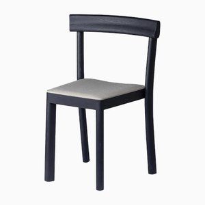 Schwarzer Galta Stuhl aus Eiche & grauem Stoff von SCMP Design Office für Kann Design