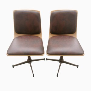 Vintage Stühle aus Kunststoff, 1970er, 2er Set