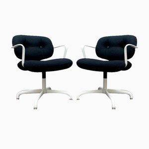 Space Age Model 2038 Chairs by Bruce Hannah & Andrew Morrison for Knoll International, 1970s, Set of 2