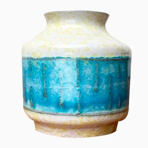 Vaso Mid-Century della RDT in ceramica di Strehla Keramik, Germania orientale, anni '60