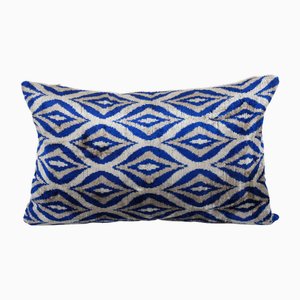 Housse de Coussin Ikat Bleue, 2010s