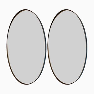 Large Oval Convex Mirrors, 2010, Set of 2
