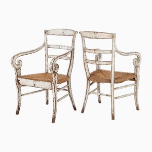 Spanish Farmhouse Side Chairs, Set of 2