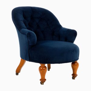 Fauteuil Victorien à Dossier Boutonné