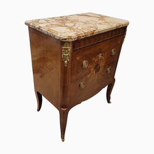 Small Louis XV / Louis XVI Transition Style Chest of Drawers, France, Late 1700s