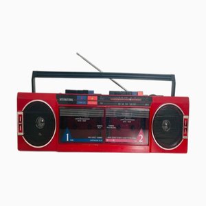 Radio Cassette International Ak-21 Boombox vintage, anni '80