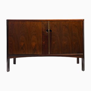 French Buffet in Rosewood with Brass, 1960s