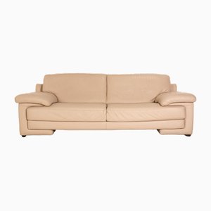 2198 3-Seat Sofa in Beige Leather from Natuzzi