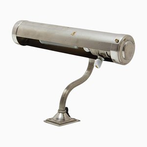 Lámpara de pared Bauhaus cromada para Napako, años 40