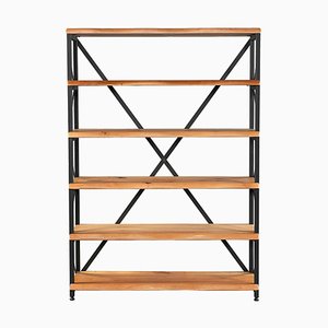 Vintage Industrial Bookcase in Iron