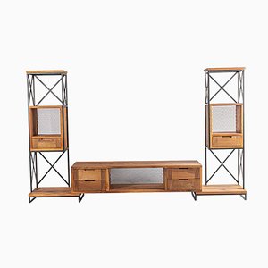 Acordion Living Room Cabinet in Pine