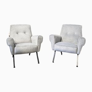 Set of Vintage Italian Armchairs, 1960s