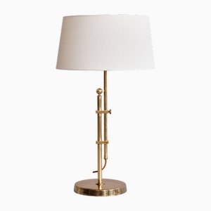 B-131 Height Adjustable Table Lamp in Brass from Bergboms, Sweden, 1950s