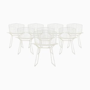 Sedie da pranzo attribuite a Harry Bertoia per Knoll, anni '60, set di 8