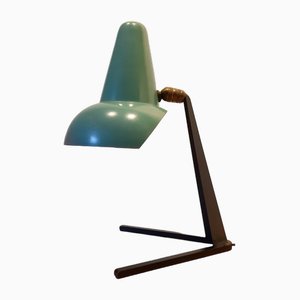 French Modernist Metal Desk Lamp, 1950s