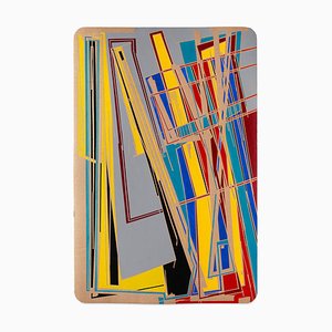 Marcus Centmayer, 004_1 Flood of Images, 2022, Acrylique sur Carton