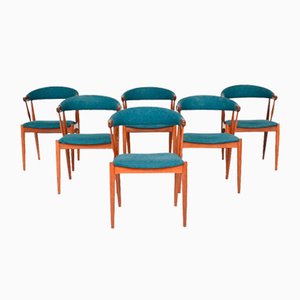 Teak BA113 Dining Chairs by Johannes Andersen for Andersen Møbelfabrik, Denmark, 1960s, Set of 6